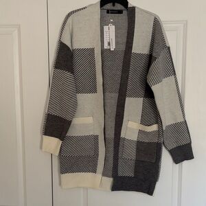 NWT Heavy Sweater Cardigan Sz Lg